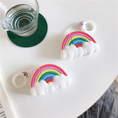 Rainbow Cloud Headphone Protective Case Silicone