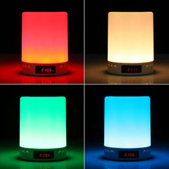 Smart music Speaker Night Light with Alarm