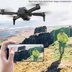 E99 Drone Camera with 720p HD Video, Foldable Design & 360° Flips