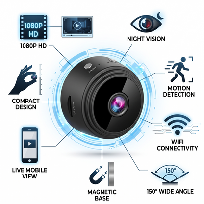 Mini Wireless Security Camera 📷🔒