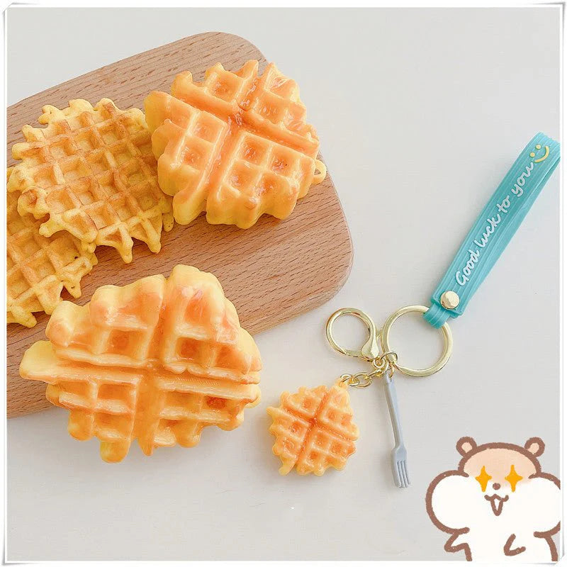 Compatible with Apple , Creative Waffle Headphone Case Protective Case