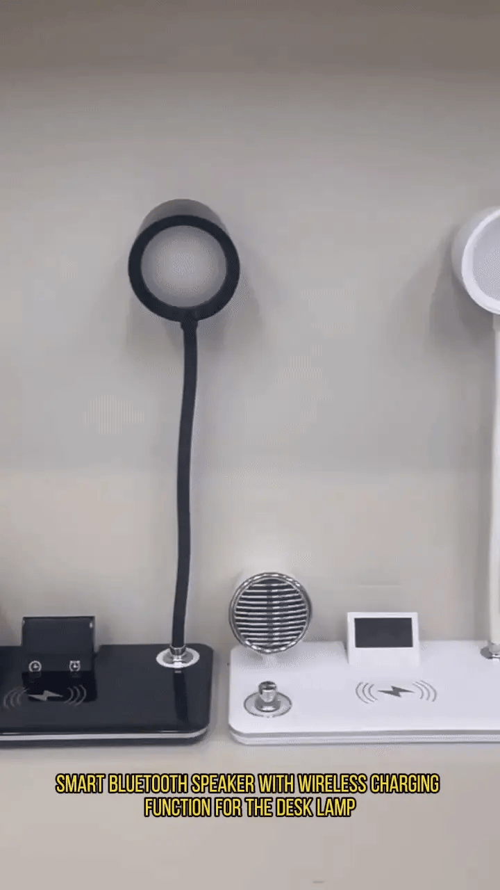 4-in-1 Wireless Charger with BT Speaker