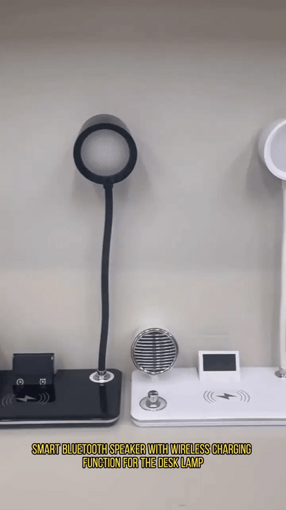 4-in-1 Wireless Charger with BT Speaker
